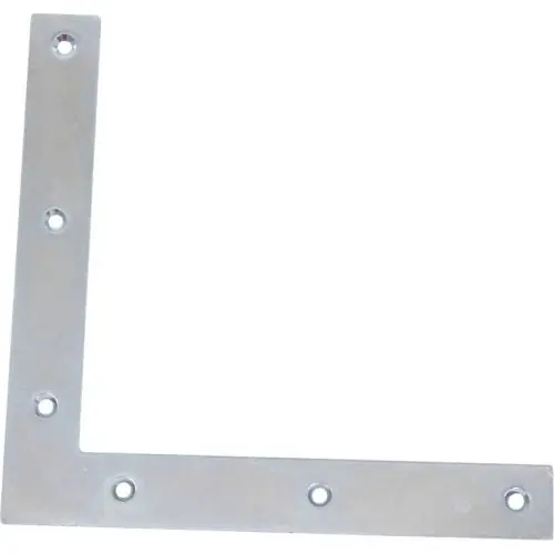 Équerre de fenêtre 140mm épaisseur 2mm bouts carrés zingué - JARDINIER MASSARD - J656240