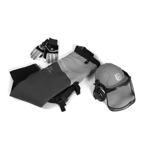 Kit de protection EPI (casque forestier Classic + gants Functionnal + jambières) - HUSQVARNA - 529520101