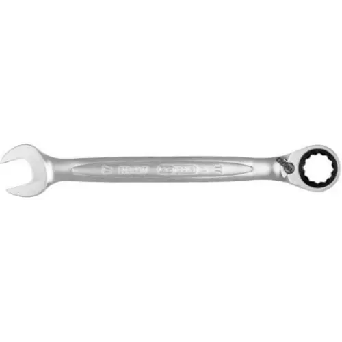 Clé mixte à cliquet réversible Gearplus œil incliné finition satinée 34mm - KS TOOLS - 503.4630