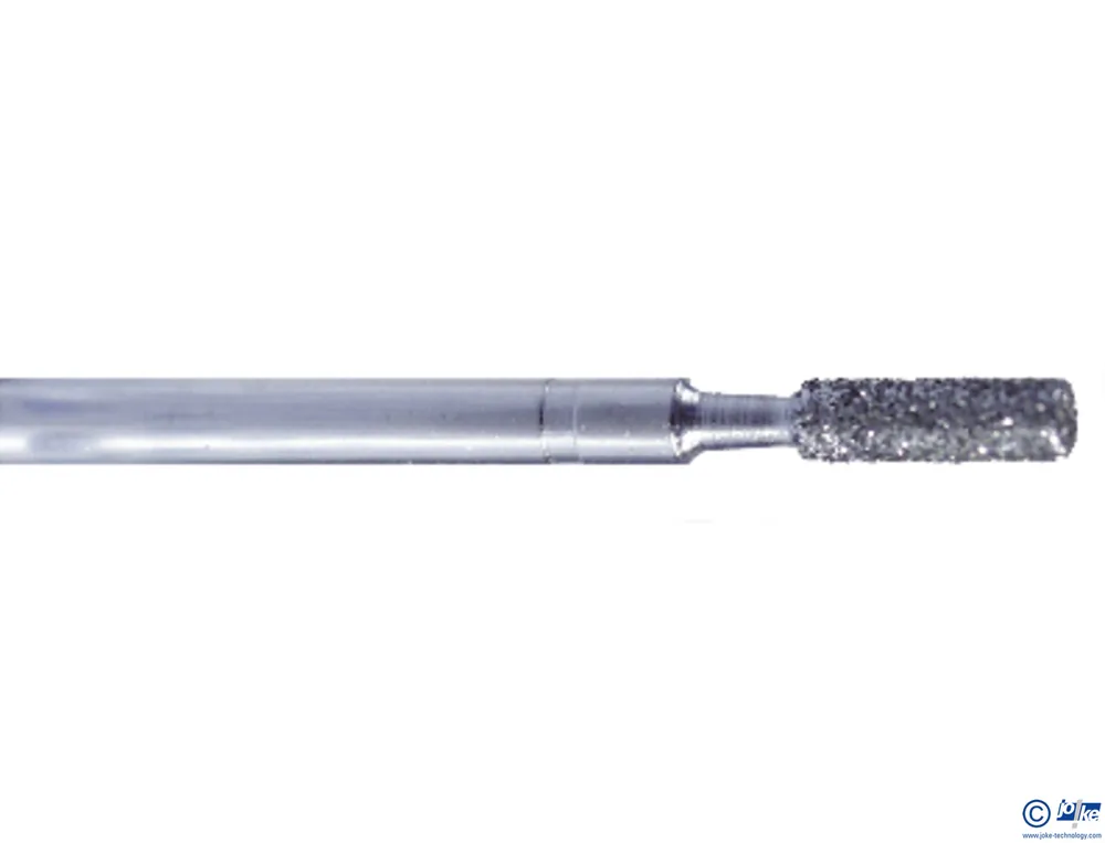 Diamant-Schleifstift DIPROFIL®, galv. Bdg., Zylinder, K.-Ø 1,4 x 7 mm, H.-Ø 1,1 x 9 mm, S.-Ø 2,35 mm, GL 46 mm, D 107