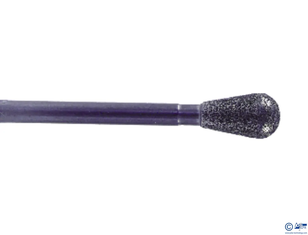 Diamant-Schleifstift DIPROFIL®, galv. Bdg., Tropfen, K.-Ø 6 x 10 mm / 20°, R. 3 mm, S.-Ø 3 mm, GL 49 mm, D 151