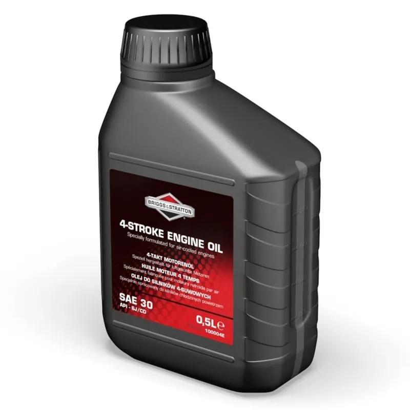BIDON HUILE MOTEUR SAE30 - 0.5L - 4 TEMPS (100004E) BRIGGS&STRATTON