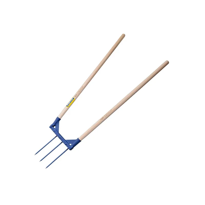 AEROGRIF‘ 3 DENTS 2 MANCHES DE PELLE 1.10 M 610300 OUTIL PERRIN - 3239046103001