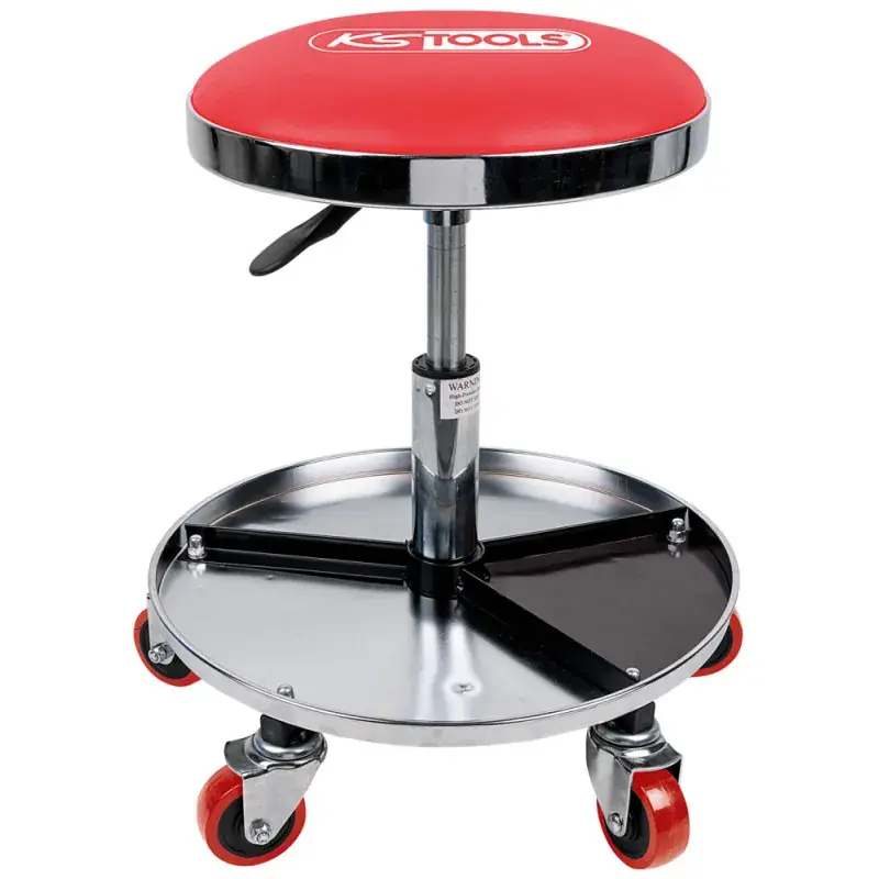 Tabouret à roulettes, charge max 135Kg KS TOOLS 500.8004