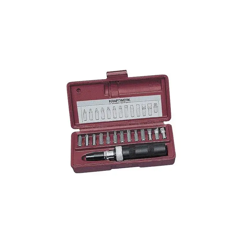 Coffret de 15 Piéces Tournevis à frapper 5/16" avec embouts KRAFTWERK 2035