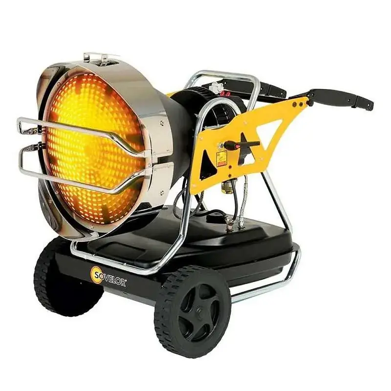 Chauffage radiant mobile au fuel - 43KW - SOVELOR STAR S